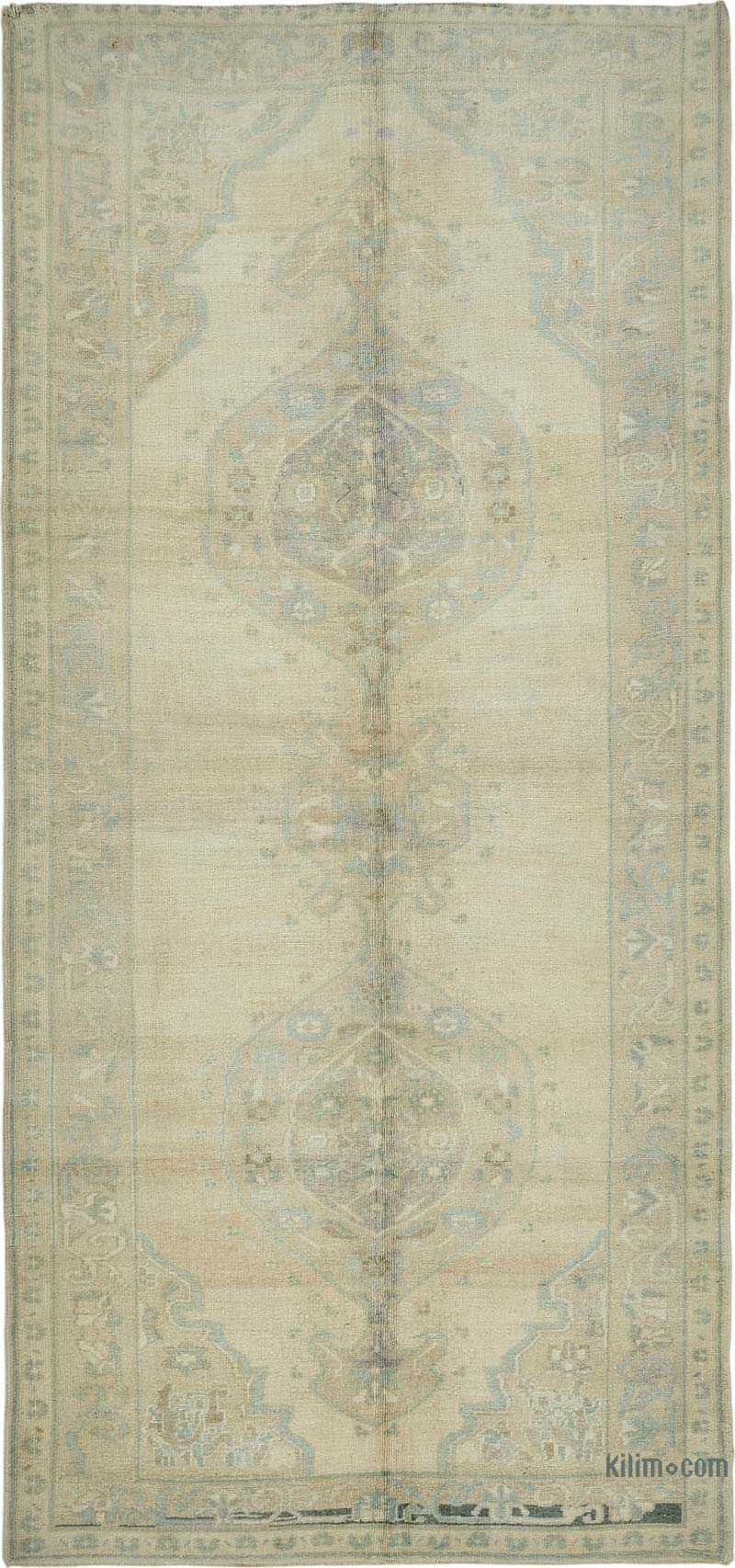Vintage Turkish Hand-Knotted Rug - 5'  x 10' 8" (60" x 128") - K0087610