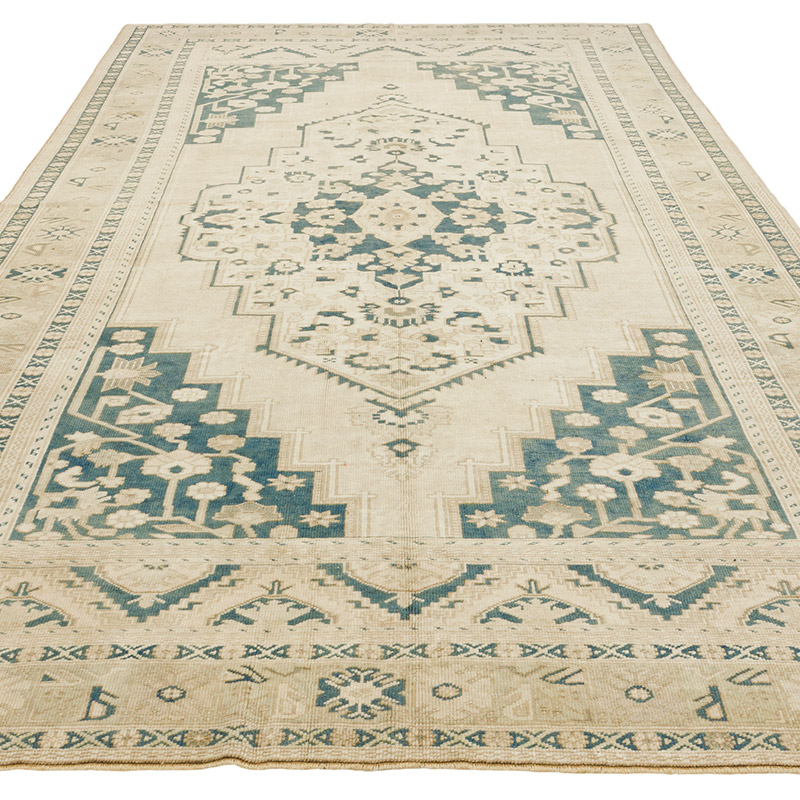 El Dokuma Vintage Halı - 185 cm x 350 cm - K0087611