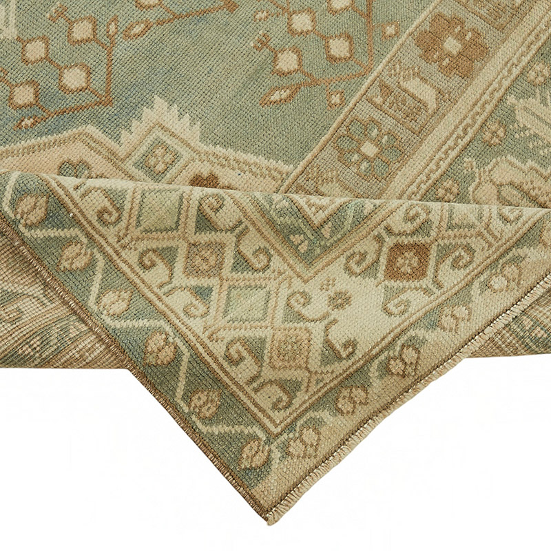 Vintage Turkish Hand-Knotted Rug - 5' 7" x 10'  (67" x 120") - K0087612