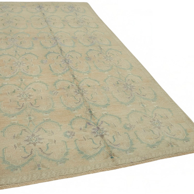 Vintage Turkish Hand-Knotted Rug - 4' 10" x 9' 9" (58" x 117") - K0087613