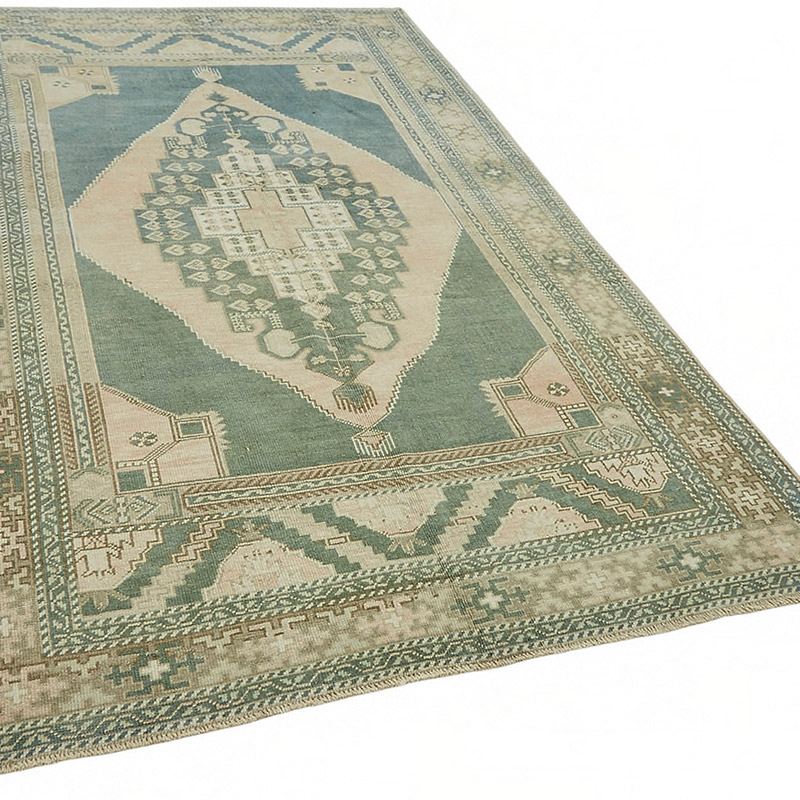 Vintage Turkish Hand-Knotted Rug - 5' 4" x 8' 11" (64" x 107") - K0087616