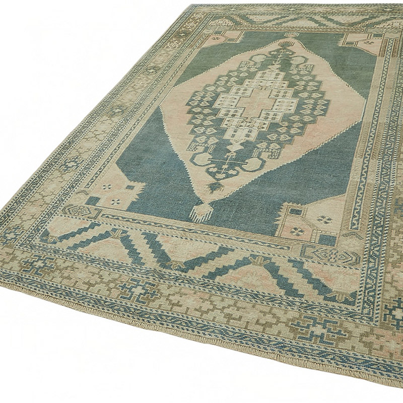 Vintage Turkish Hand-Knotted Rug - 5' 4" x 8' 11" (64" x 107") - K0087616