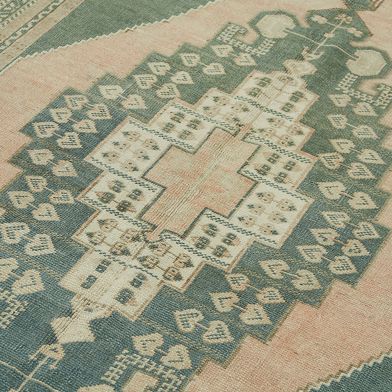 Vintage Turkish Hand-Knotted Rug - 5' 4" x 8' 11" (64" x 107") - K0087616