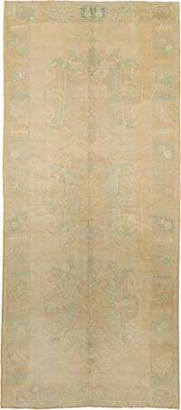 Vintage Turkish Hand-Knotted Rug - 5'  x 11' 6" (60" x 138")