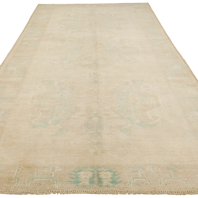 Vintage Turkish Hand-Knotted Rug - 5'  x 11' 6" (60" x 138") - K0087621