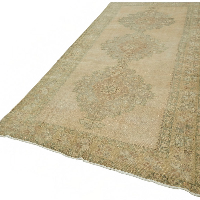 Vintage Turkish Hand-Knotted Rug - 5' 2" x 11' 10" (62" x 142") - K0087624