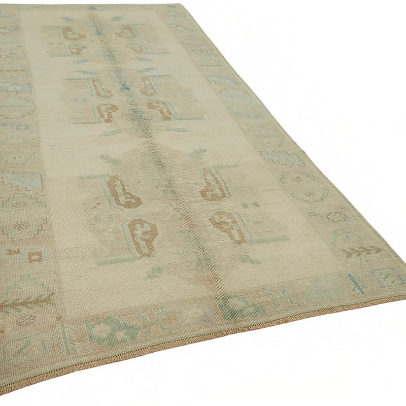 Vintage Turkish Hand-Knotted Rug - 5' 5" x 11' 8" (65" x 140") - K0087626