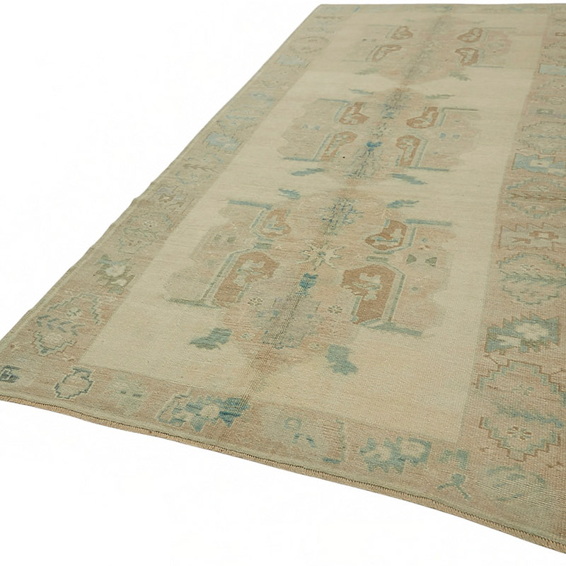 Vintage Turkish Hand-Knotted Rug - 5' 5" x 11' 8" (65" x 140") - K0087626