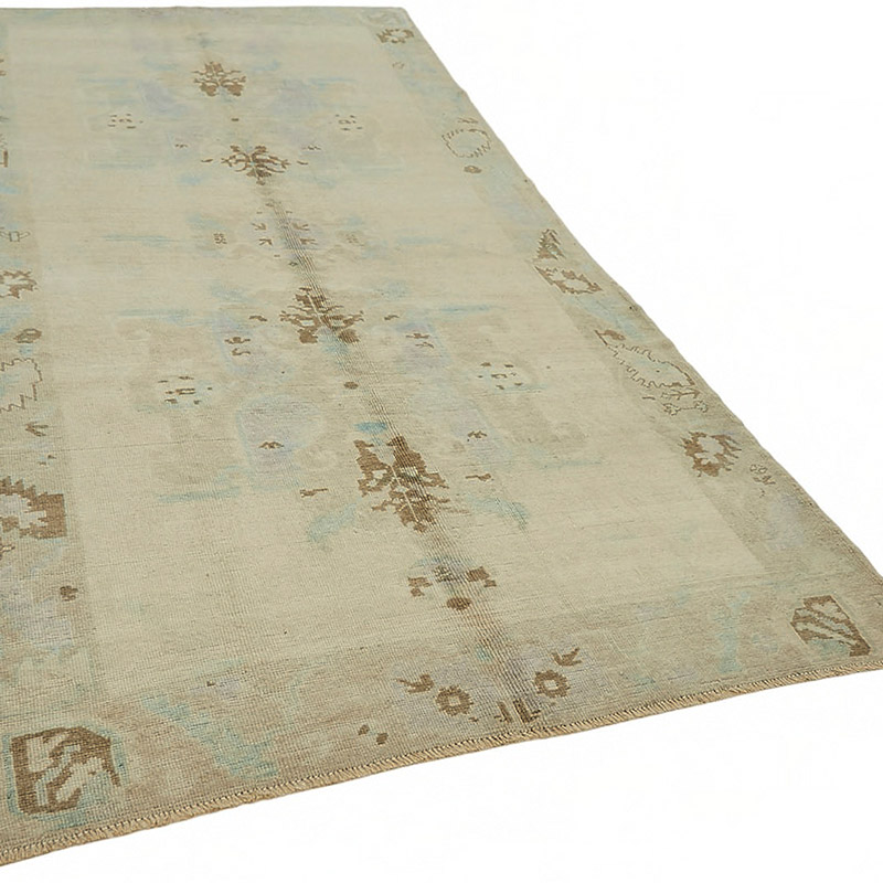 Vintage Turkish Hand-Knotted Rug - 5' 5" x 11' 1" (65" x 133") - K0087627