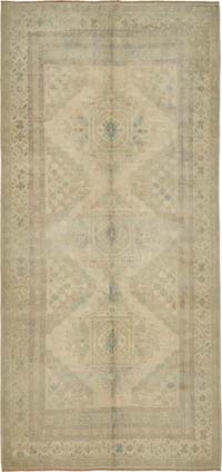 Vintage Turkish Hand-Knotted Rug - 6' 7