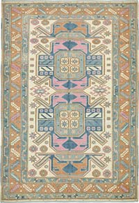 Alfombra Vintage Turca Anudada a Mano - 200 cm x 290 cm