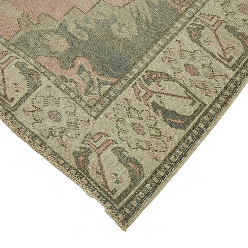 Vintage Turkish Hand-Knotted Rug - 5' 2" x 11' 2" (62" x 134") - K0087633