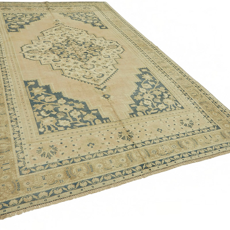 Alfombra Vintage Turca Anudada a Mano - K0087635