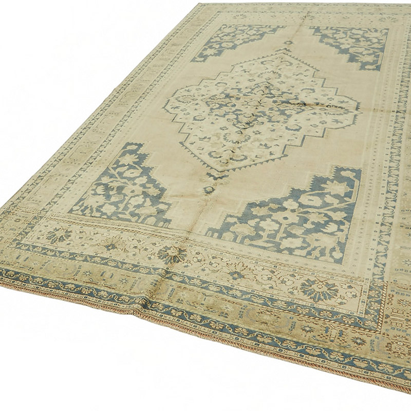 Alfombra Vintage Turca Anudada a Mano - K0087635