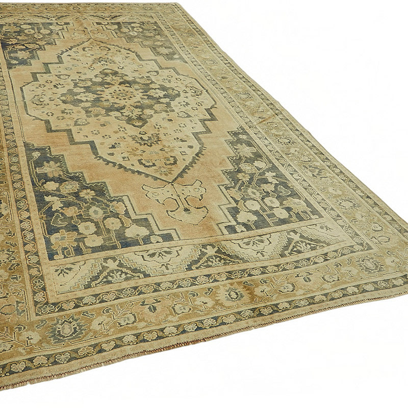 Alfombra Vintage Turca Anudada a Mano - K0087636