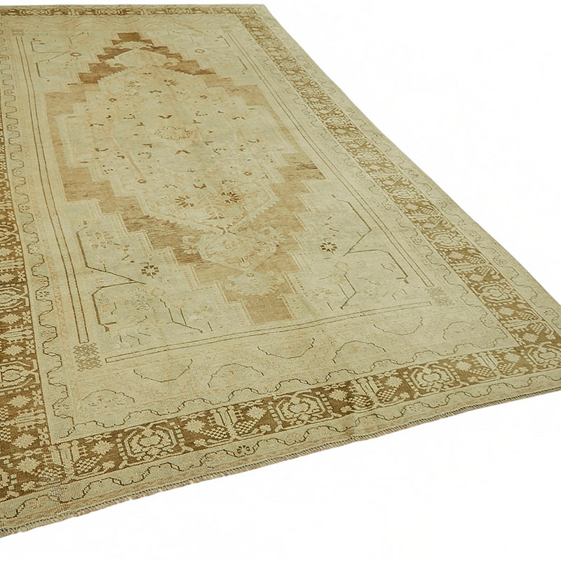 Vintage Turkish Hand-Knotted Rug - 6' 7" x 11' 9" (79" x 141") - K0087637