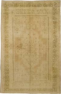 Alfombra Vintage Turca Anudada a Mano - 237 cm x 370 cm
