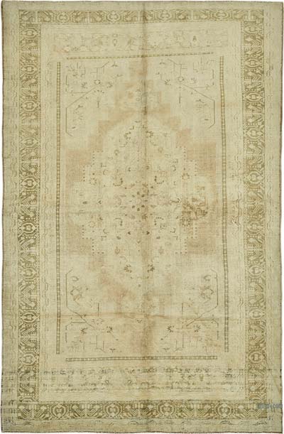 Alfombra Vintage Turca Anudada a Mano - 237 cm x 362 cm