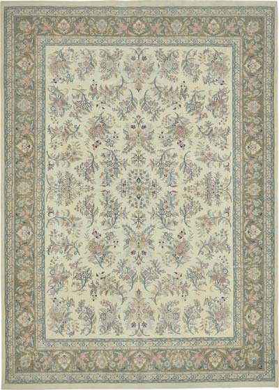 Vintage Hand-Knotted Oriental Rug - 9' 11" x 13' 11" (119" x 167")