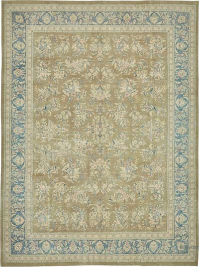 Vintage Hand-Knotted Oriental Rug - 9' 11" x 13' 2" (119" x 158")