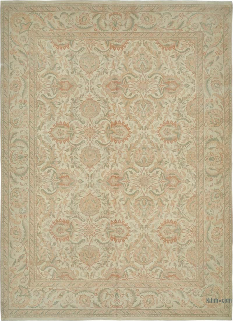 Vintage Hand-Knotted Oriental Rug - 9' 11" x 14'  (119" x 168") - K0087646