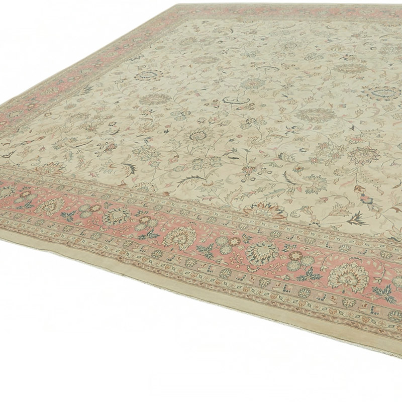 Alfombra Oriental Vintage Anudada a Mano - 360 cm x 380 cm - K0087648