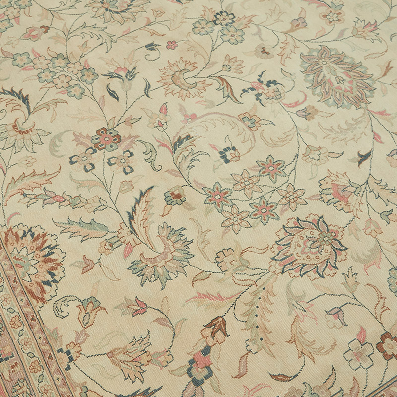 Alfombra Oriental Vintage Anudada a Mano - 360 cm x 380 cm - K0087648