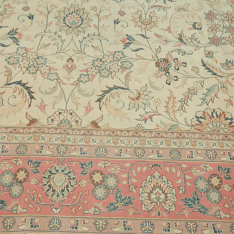 Alfombra Oriental Vintage Anudada a Mano - 360 cm x 380 cm - K0087648