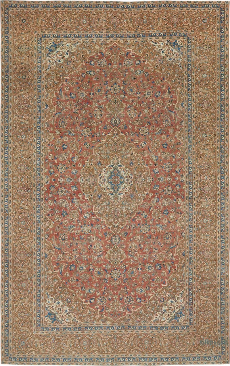 Vintage Hand-Knotted Oriental Rug - 9' 10" x 16' 2" (118" x 194") - K0087650