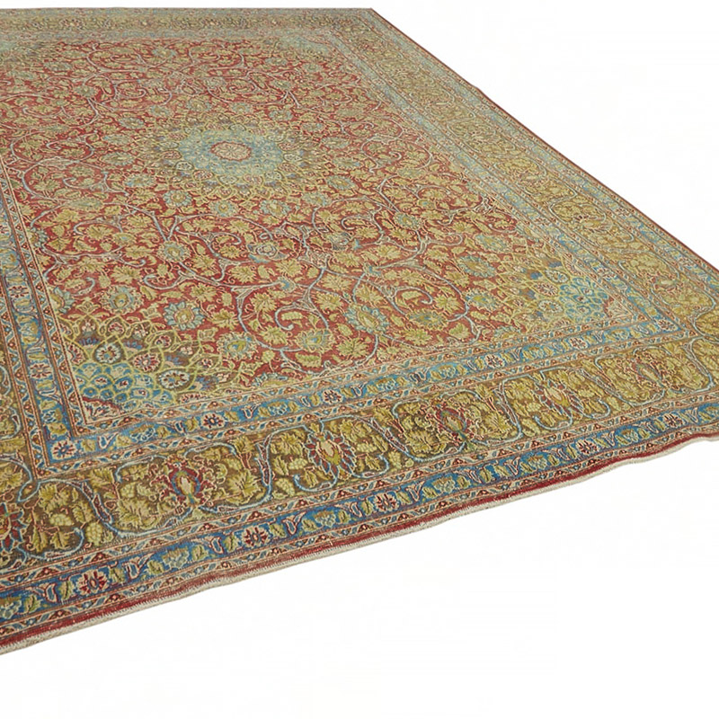 Vintage Hand-Knotted Oriental Rug - 9' 6" x 12' 7" (114" x 151") - K0087652