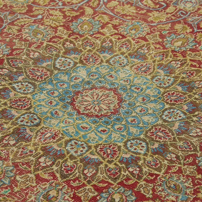 Vintage Hand-Knotted Oriental Rug - 9' 6" x 12' 7" (114" x 151") - K0087652