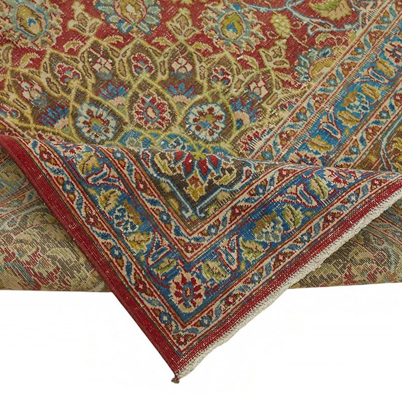 Vintage Hand-Knotted Oriental Rug - 9' 6" x 12' 7" (114" x 151") - K0087652