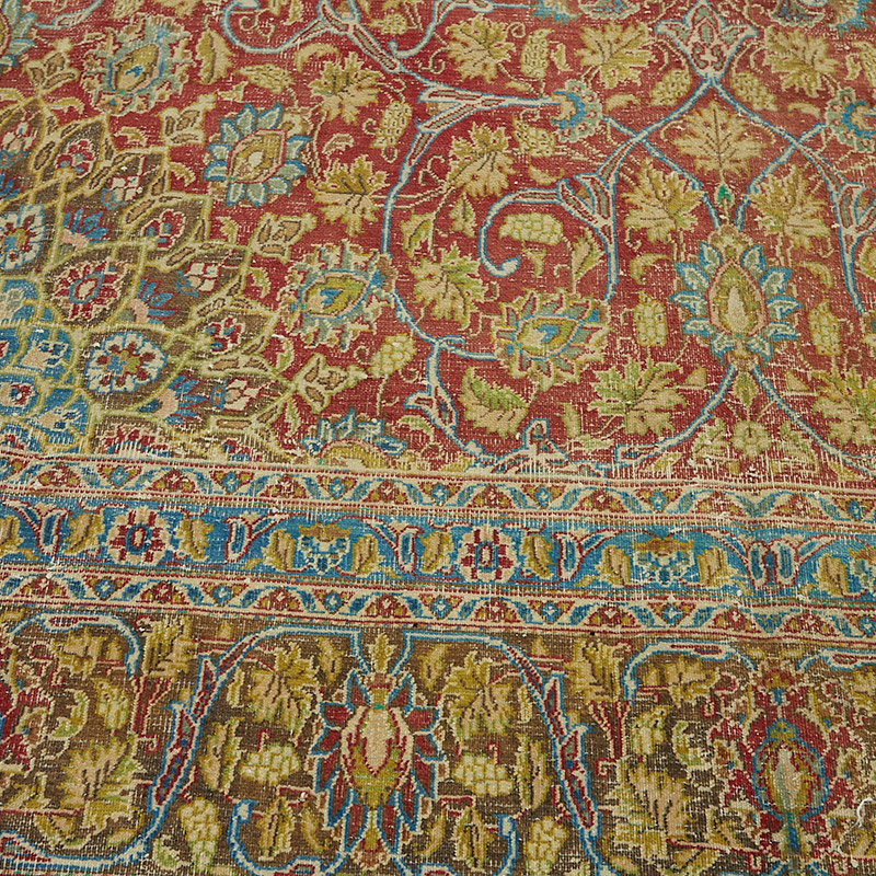 Vintage Hand-Knotted Oriental Rug - 9' 6" x 12' 7" (114" x 151") - K0087652