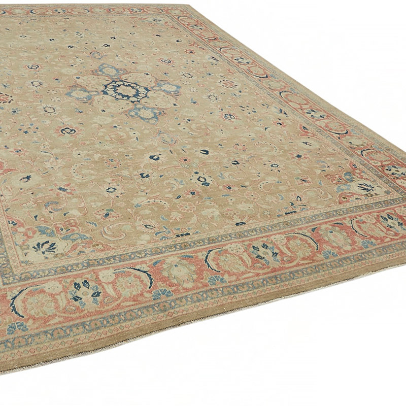 Vintage Hand-Knotted Oriental Rug - 8' 10" x 12' 7" (106" x 151") - K0087653
