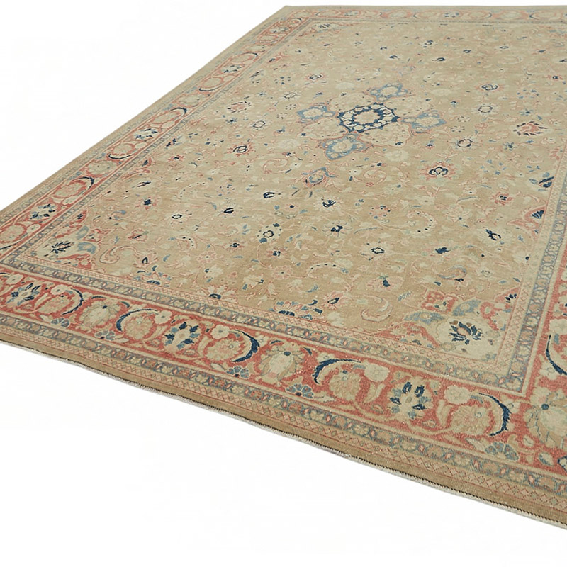 Vintage Hand-Knotted Oriental Rug - 8' 10" x 12' 7" (106" x 151") - K0087653