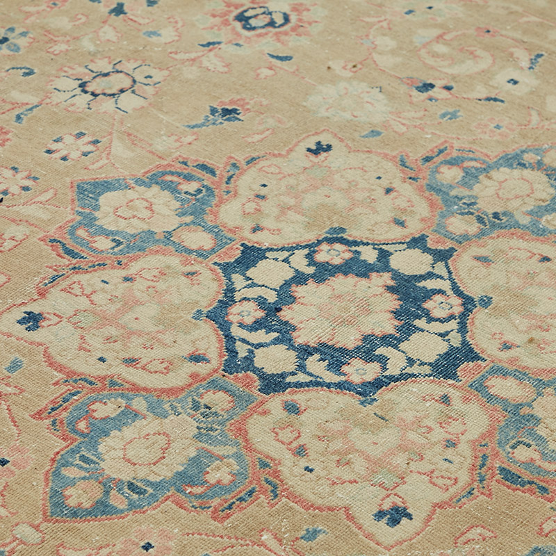Vintage Hand-Knotted Oriental Rug - 8' 10" x 12' 7" (106" x 151") - K0087653