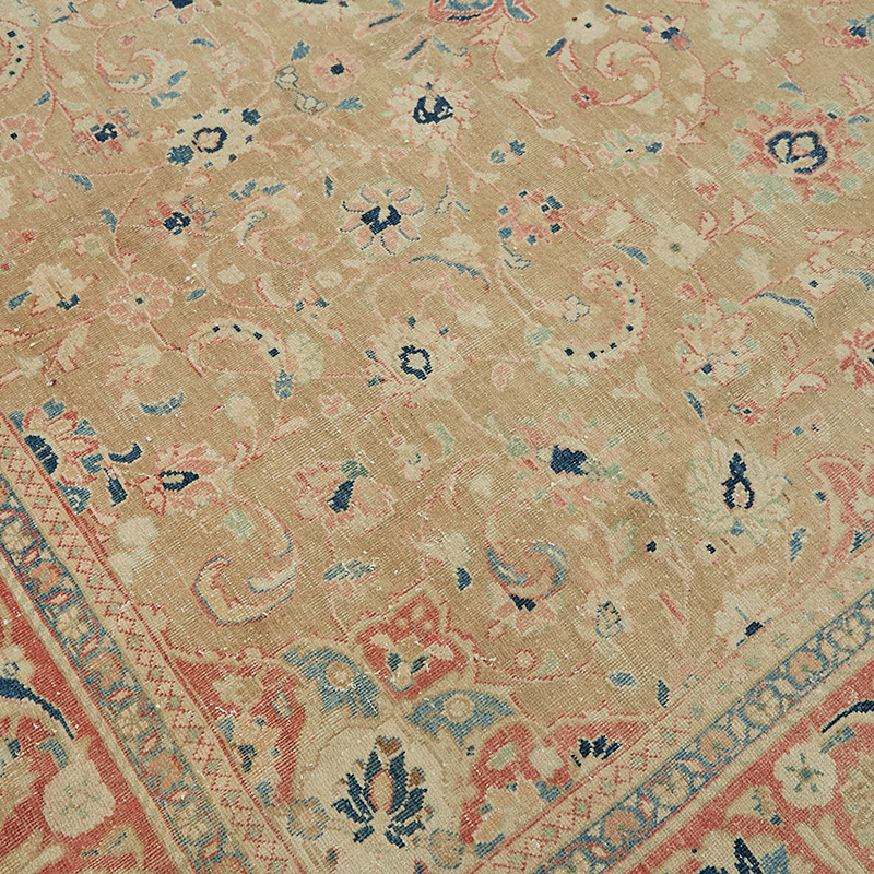Vintage Hand-Knotted Oriental Rug - 8' 10" x 12' 7" (106" x 151") - K0087653