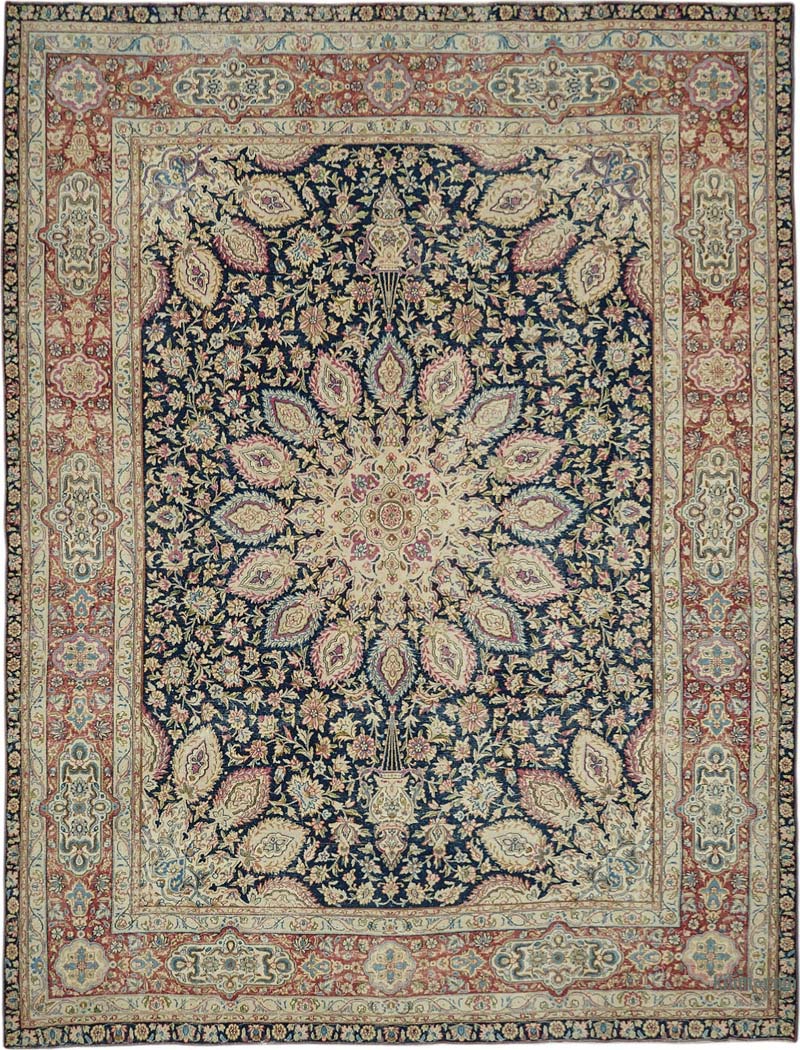 Alfombra Oriental Vintage Anudada a Mano - 287 cm x 377 cm - K0087654