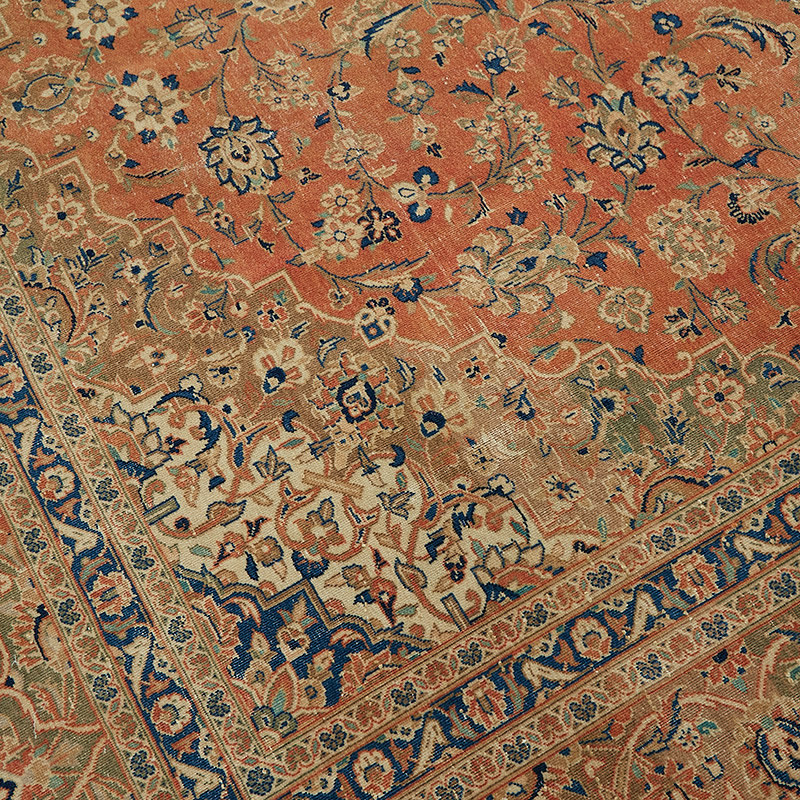 El Dokuma Vintage Halı - 300 cm x 400 cm - K0087656