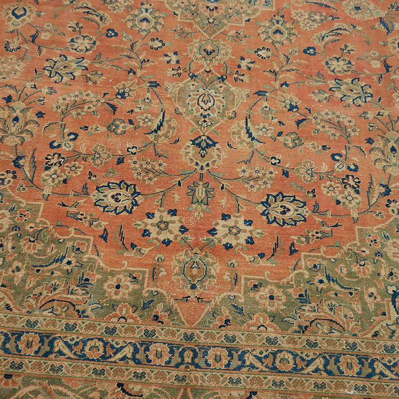 El Dokuma Vintage Halı - 300 cm x 400 cm - K0087656