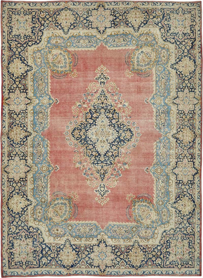 El Dokuma Vintage Halı - 292 cm x 398 cm - K0087657