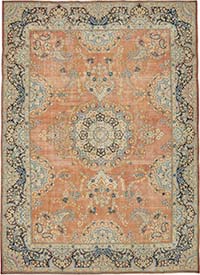 Vintage Hand-Knotted Oriental Rug - 9' 1" x 13'  (109" x 156")