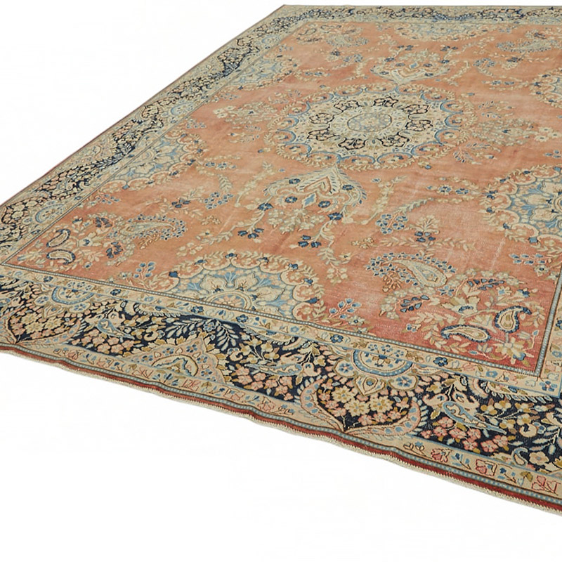 Vintage Hand-Knotted Oriental Rug - 9' 1" x 13'  (109" x 156") - K0087658