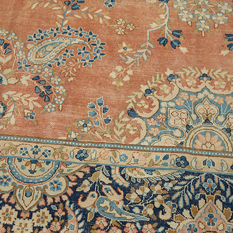 Vintage Hand-Knotted Oriental Rug - 9' 1" x 13'  (109" x 156") - K0087658