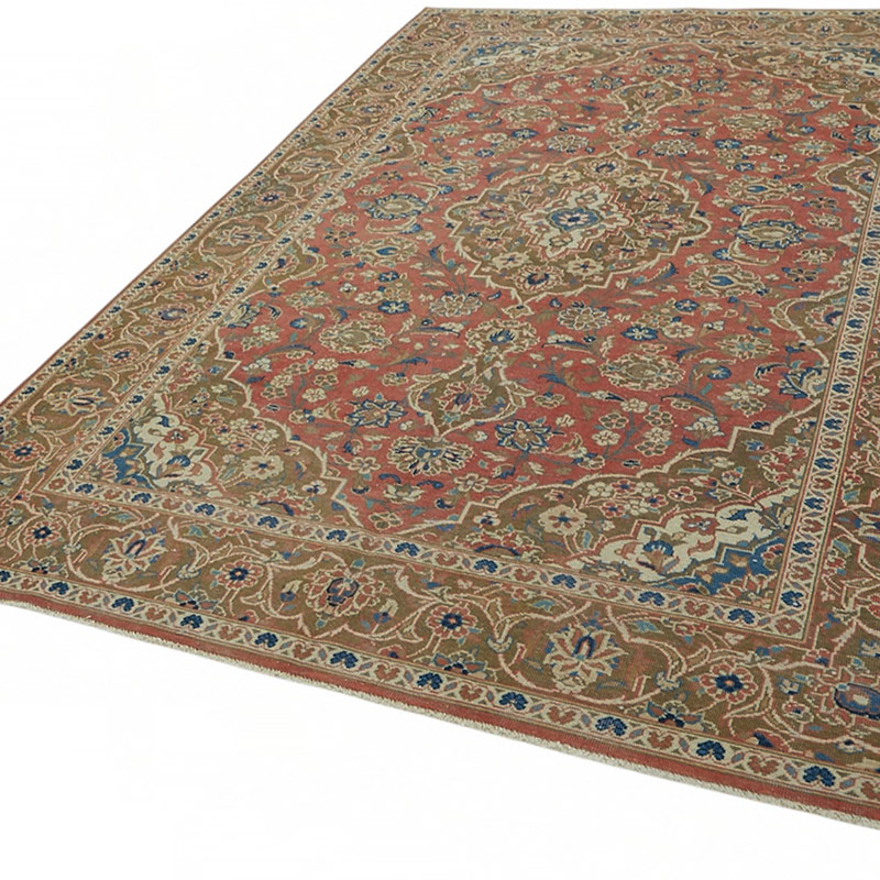 Vintage Hand-Knotted Oriental Rug - 6' 7" x 9' 8" (79" x 116") - K0087660
