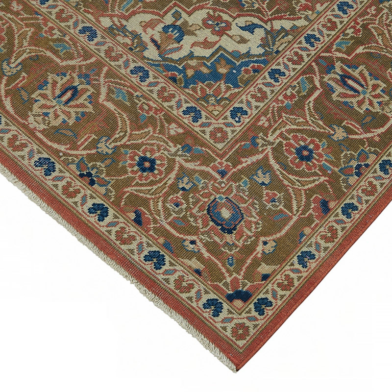 Vintage Hand-Knotted Oriental Rug - 6' 7" x 9' 8" (79" x 116") - K0087660
