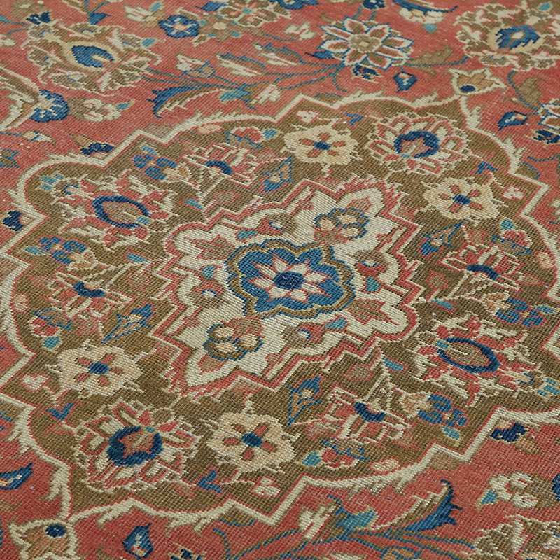 Vintage Hand-Knotted Oriental Rug - 6' 7" x 9' 8" (79" x 116") - K0087660