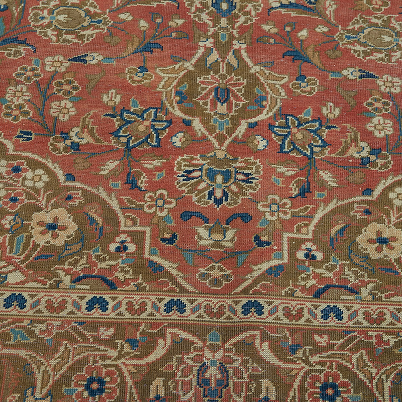 Vintage Hand-Knotted Oriental Rug - 6' 7" x 9' 8" (79" x 116") - K0087660