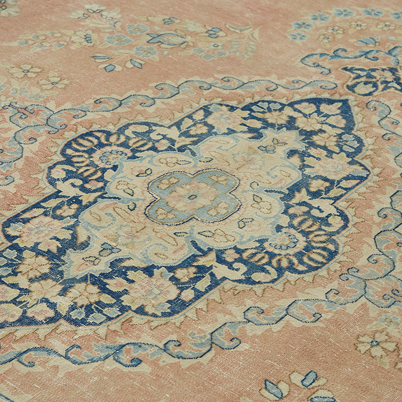 Vintage Hand-Knotted Oriental Rug - 9' 9" x 12' 7" (117" x 151") - K0087661
