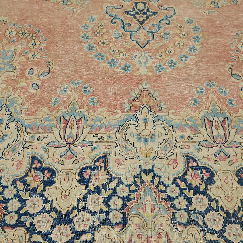 Vintage Hand-Knotted Oriental Rug - 9' 9" x 12' 7" (117" x 151") - K0087661